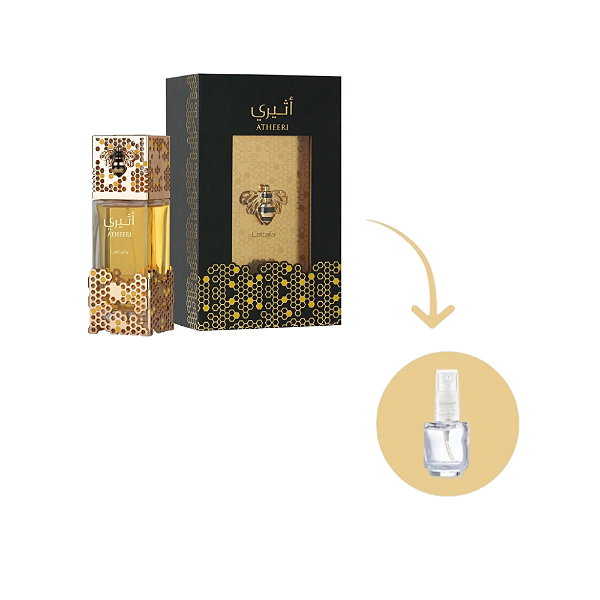Fracionado Atheeri Lattafa Eau De Parfum – Perfume Árabe Feminino (Ref Olfativa Gucci Orchid)