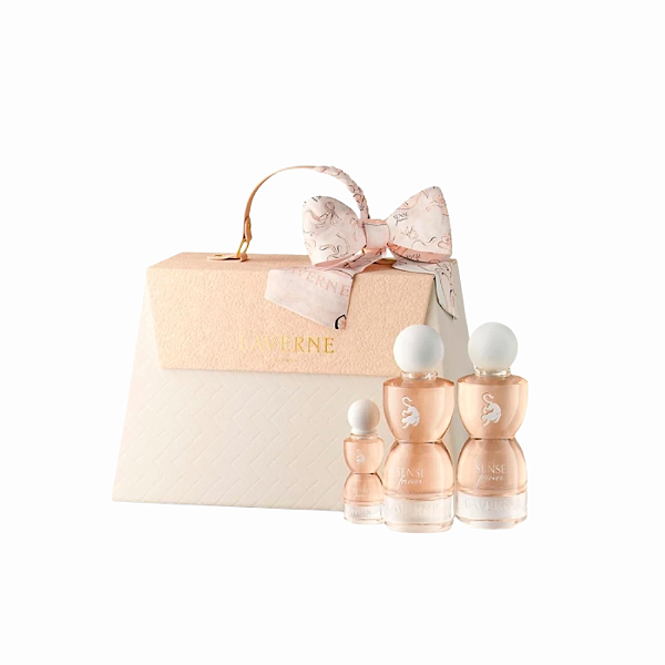 Kit Laverne Sense Forever Riyadh - Perfume Feminino 75ml Edp + 15ml + Hair Mist