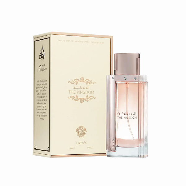 The Kingdom Lattafa - Perfume Árabe Feminino 100ml (Ref. Olfativa Kaliali Sik Santal)
