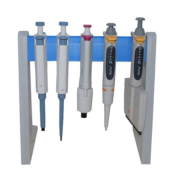 Suporte Vertical Para 5 Micropipetas Monocanais
