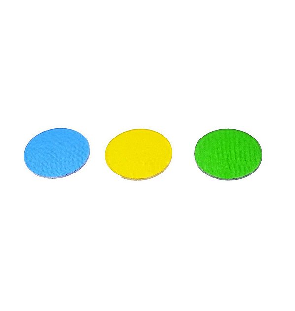 Jogo Com Filtros Amarelo, Verde e Azul
