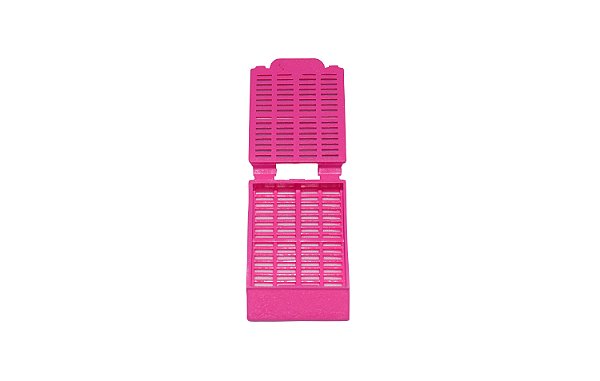 Cassete Histológico para Biópsia- PCT 250und - Rosa