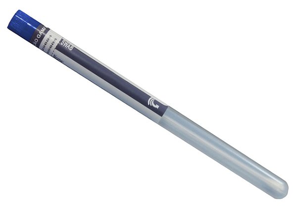 Swab - Algodao Esteril Coleta e Transporte Tubo Seco - Haste Plástica. 60% Rayon 40% algodão.