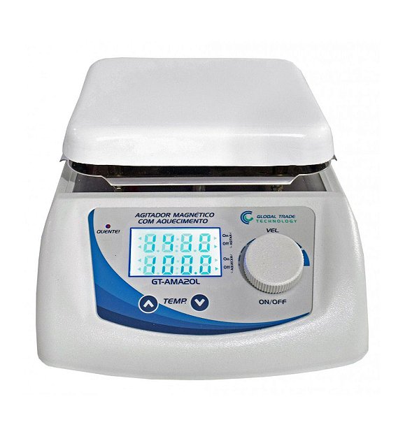 Agitador Magnetico - Digital com Aquecimento 0-2500rpm 20L - 110V