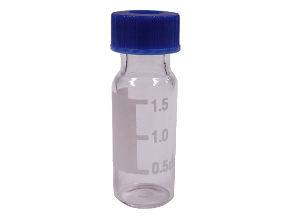 Vial C/ Rosca Larga e Curta 9MM Transparente Graduado 2ml PCT 100und