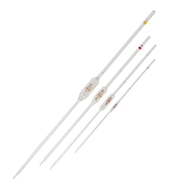 Pipeta Volumétrica de Vidro Classe B Esgotamento Total 5ml