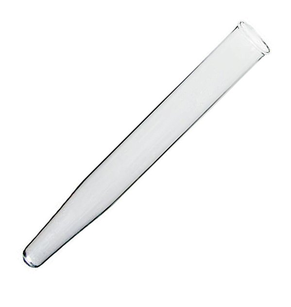Tubo Fundo Cônico com Borda Vidro Boro 3.3 5ml cx/200 un