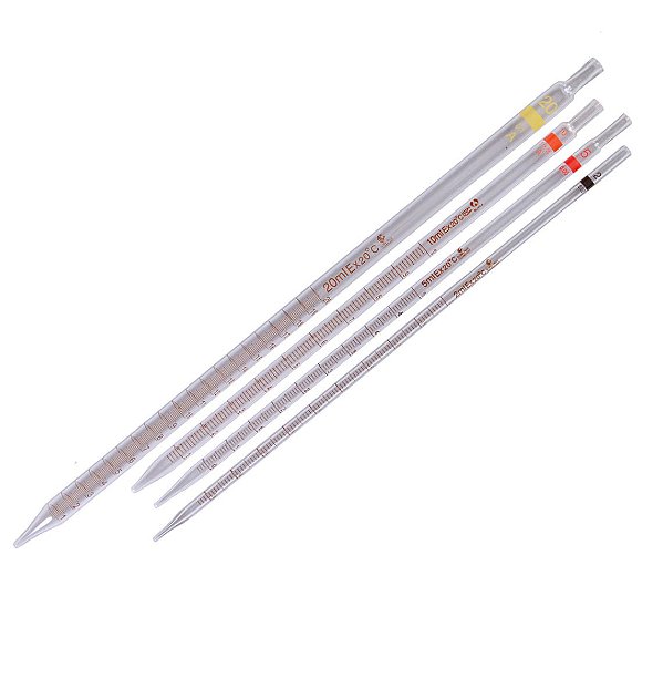 Pipeta Sorológica de Vidro Classe B Graduada 0,25ml cx 10