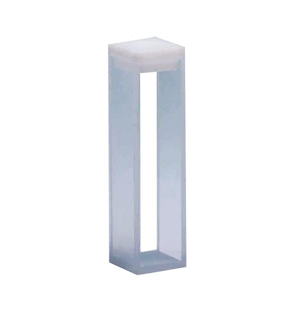 Cubeta Em Vidro Óptico 2 Faces Polidas Passo 10MM 3,5ml - Fundo Plano