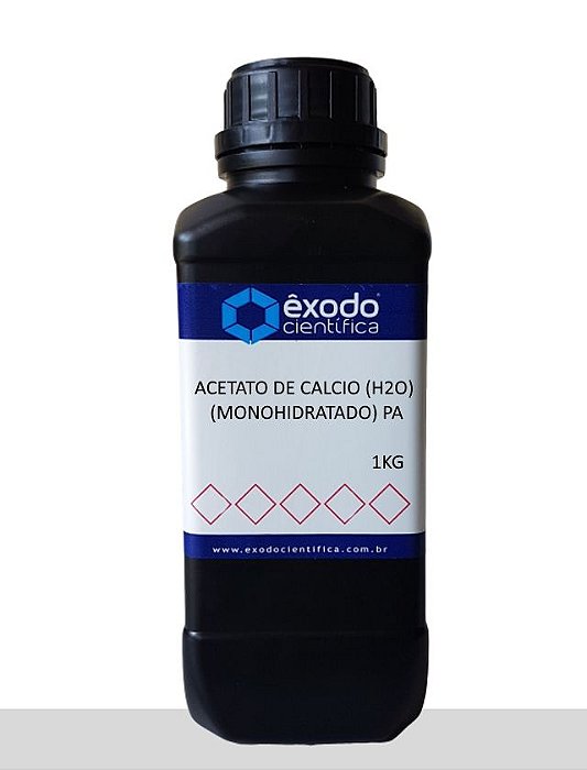 Acetato De Calcio H2O Pa 1Kg Exodo Cientifica