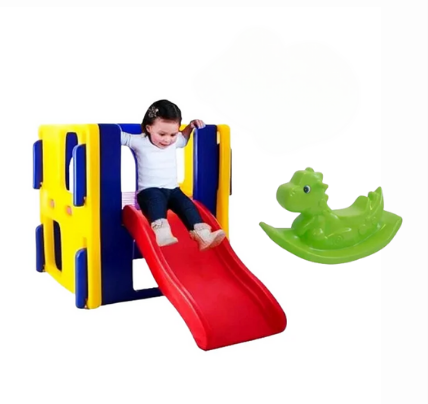 Combo Playground Escorrega + Gangorra
