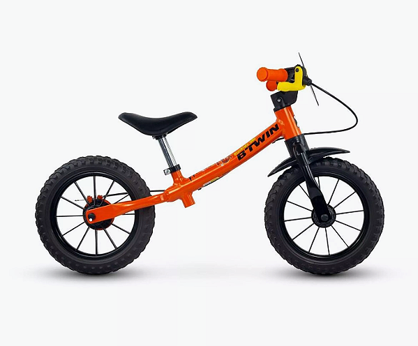 Bicicleta infantil de equilíbrio com freio aro 12" Btwin Runride 500