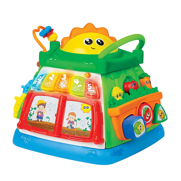 Cubo Didático Com Atividade Jardim Encantado Winfun