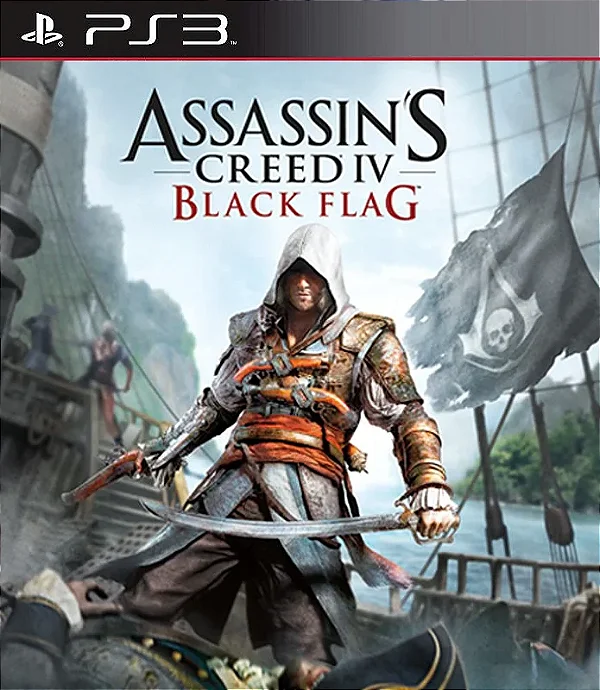 ASSASSINS CREED 4 IV BLACK FLAG DUBLADO MIDIA DIGITAL PS3