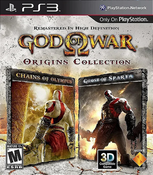 GOD OF WAR COLLECTION ORIGINS (CLÁSSICO PSP) MÍDIA DIGITAL PS3