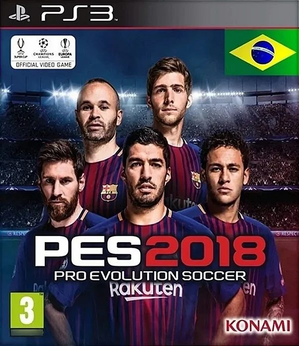 PES 18 2018 DUBLADO MÍDIA DIGITAL PS3
