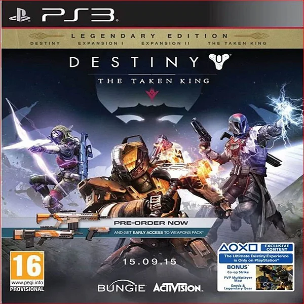 DESTINY THE TAKEN KING – EDIÇÃO LENDÁRIA – Mídia Digital