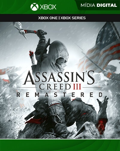 Assassins Creed III Remastered – Xbox One – Mídia Digital