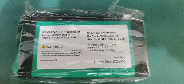 Bateria Jbl BoomBox 1  7.4 v 10000mah -