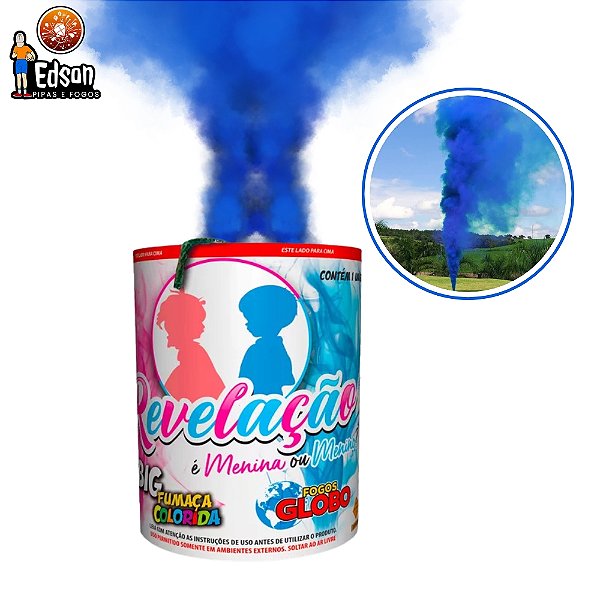 FUMAÇA SOLO REVELAÇÃO - AZUL