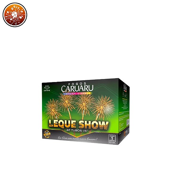 TORTA LEQUE SHOW - 32 TUBOS 1,5"