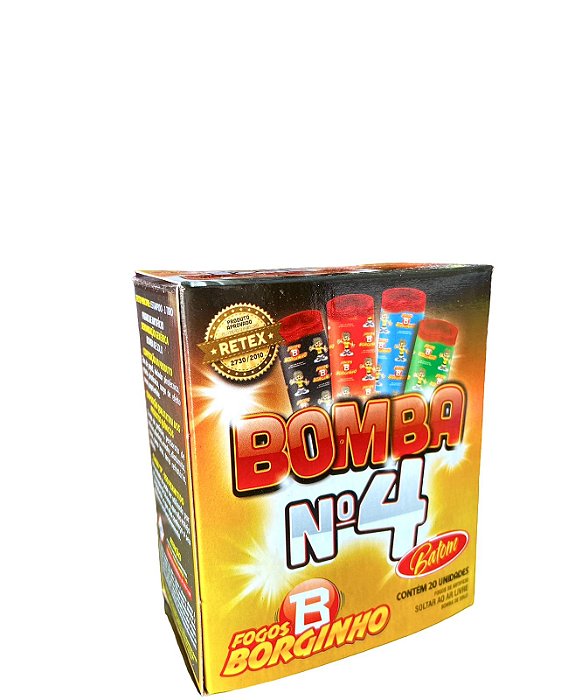 BOMBA 4 PRENSADA (BATOM) - 20 UNIDADES