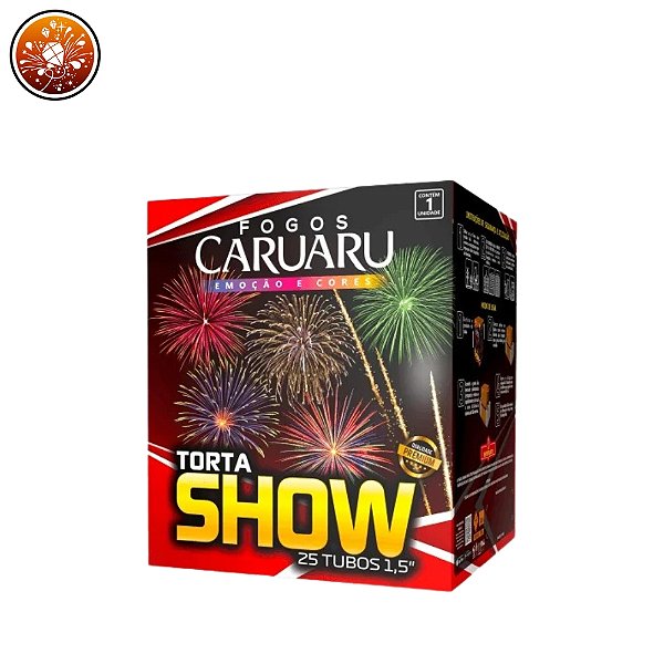 TORTA SHOW 25 TUBOS – ESTRELA PRATEADA