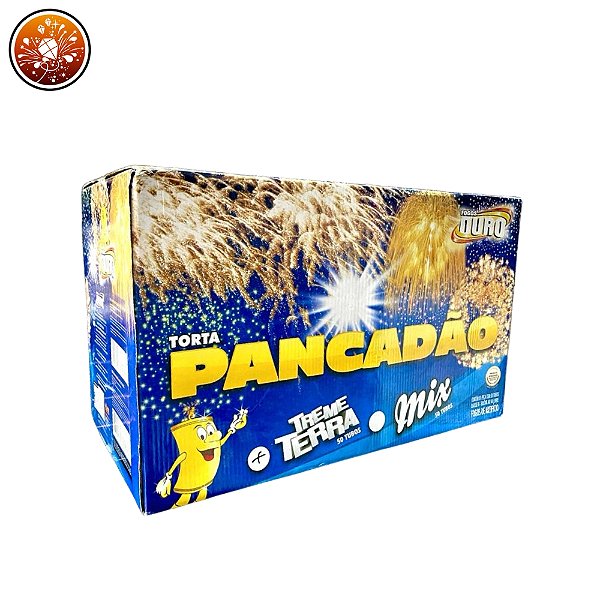TORTA PANCADÃO - FOGOS OURO