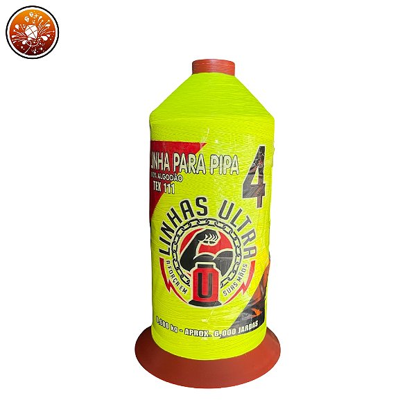 LINHA ULTRA FIO 4 FLUORESCENTE - 6MIL JARDAS