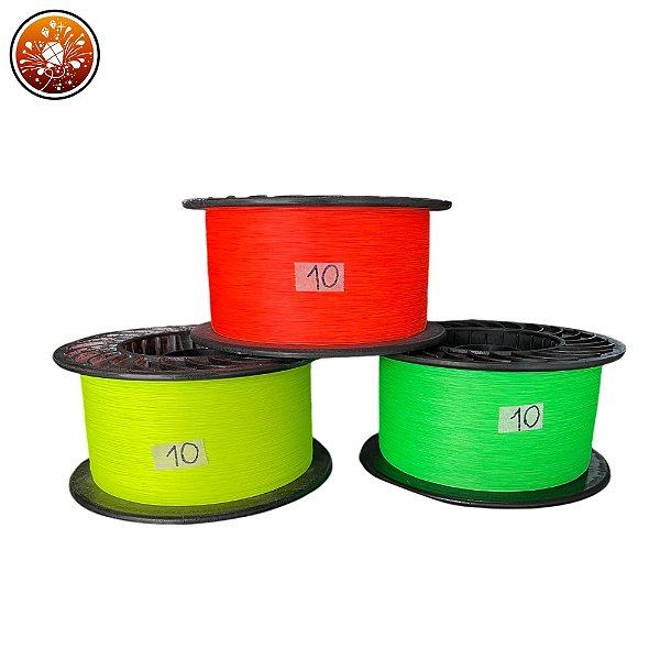 ULTRA FIO 10 ENGOMADA FLUORESCENTE - 12MIL JARDAS
