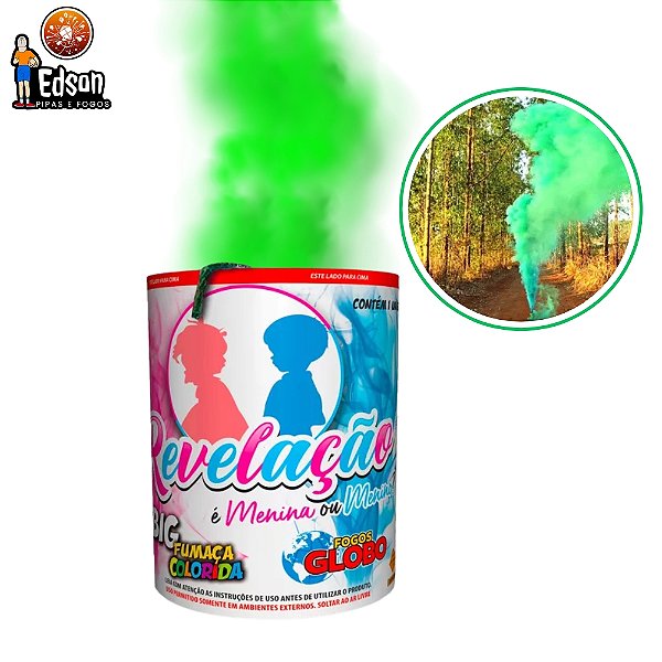 FUMAÇA SOLO REVELAÇÃO  - VERDE