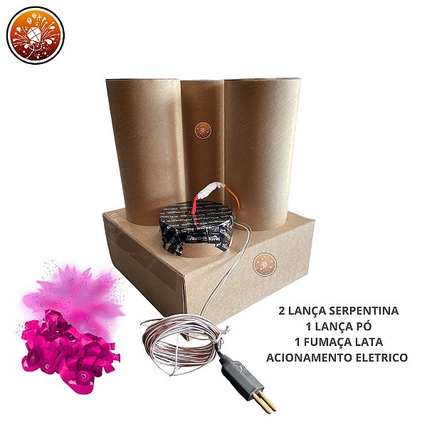 KIT REVELAÇÃO -  3 TUBOS 1 FUMAÇA LATA