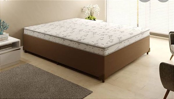 Cama Box Casal Conjugada em Espuma