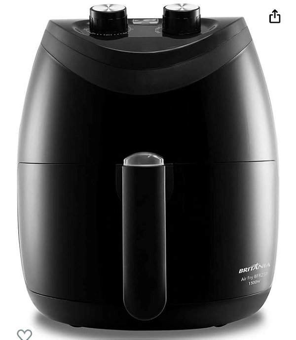 Fritadeira Air Fry BFR25P 4lts  1500w Potência  Britânia