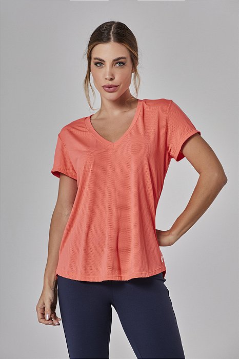 BLUSA DRY FIT MANGA CURTA JANICE