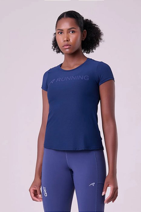 CAMISETA KEEP COOL RUNNING IND AZUL BREU