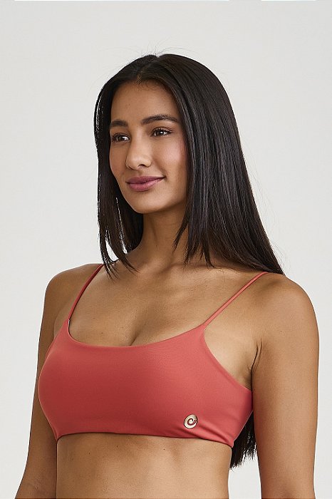 TOP HYPER COSTAS DECOTADAS  MARROM PAPRICA