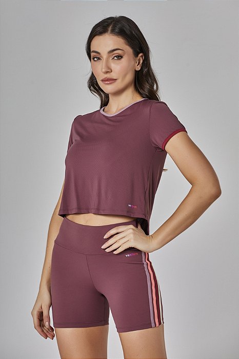 BLUSA MANGA CURTA DRY FIT AVIATOR EBANO