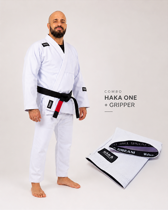 COMBO - Kimono Jiu Jitsu Haka ONE + Gripper Haka