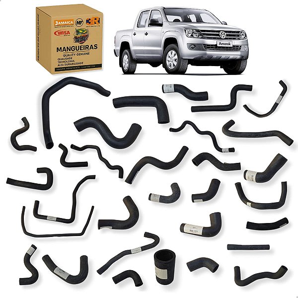 Kit Completo Mangueiras Radiador Amarok 2.0 16v Biturbo