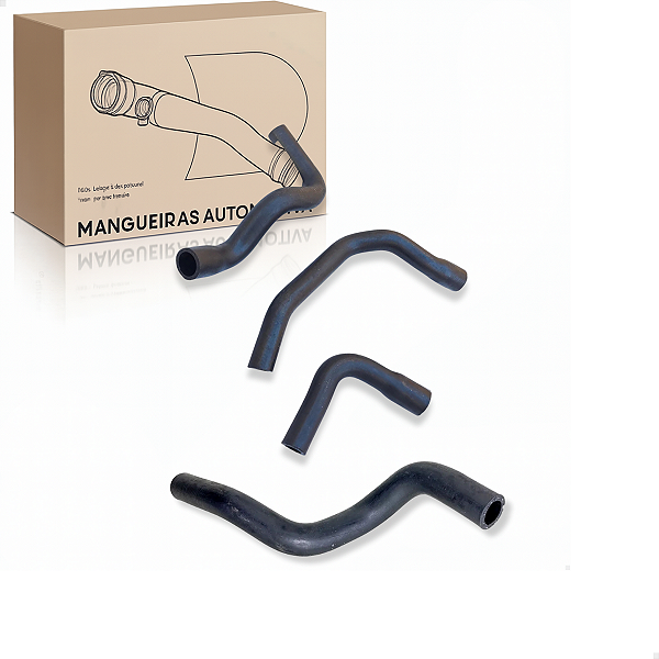 Kit 3 Mangueiras Termostática Amarok Diesel + 1 Mangueira Agua