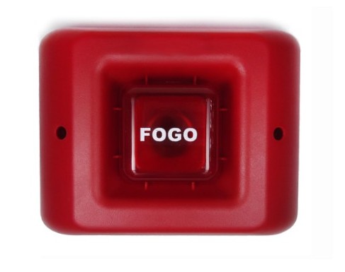 ALM4210-24 INDICADOR SONORO E VISUAL COM EFEITO STROBO 24V