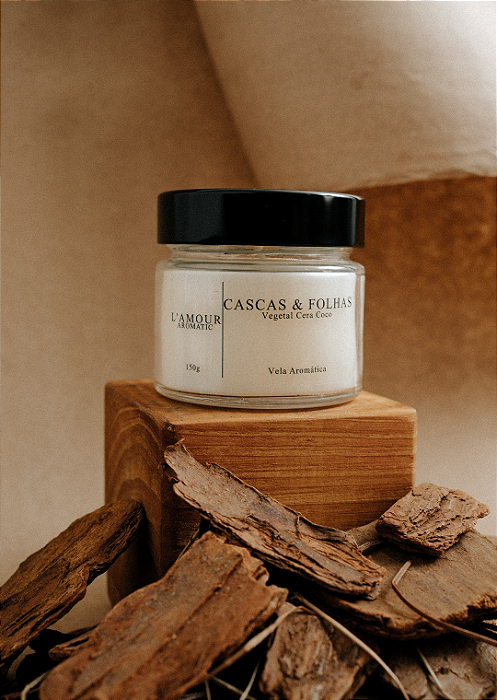 Vela Aromatica Cascas e Folhas 150g