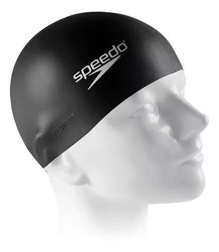 Touca p/ Natação Lycra Preta Tam. Adulto