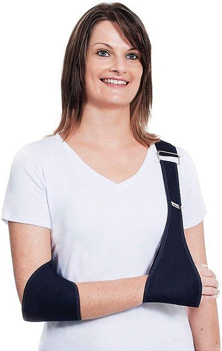 Tipóia em Tira Bilateral Ajustável Azul Mercur