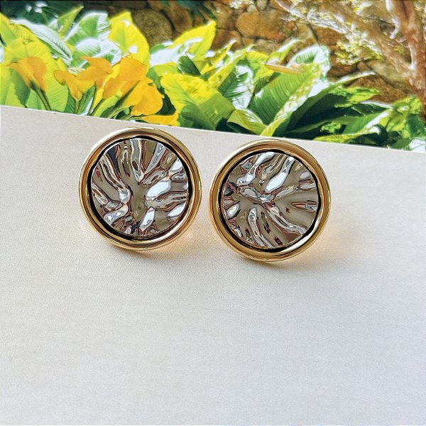 Brinco Redondo Orgânico 2 Banhos Feminino