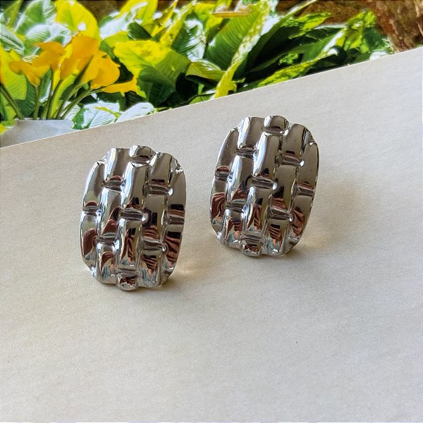 Brinco Orgânico Aço Inox Feminino