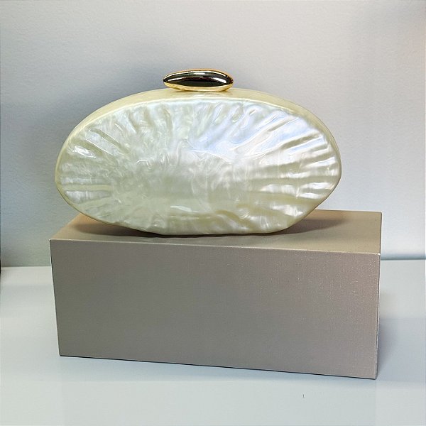 Clutch Madrepérola Oval
