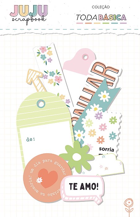 Die Cuts Mais Dias Assim - Coleção Toda Básica | JuJu Scrapbook