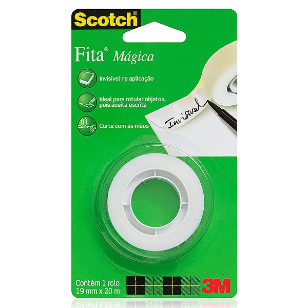 Fita Mágica 19 mm x 20 metros | Scotch 3M